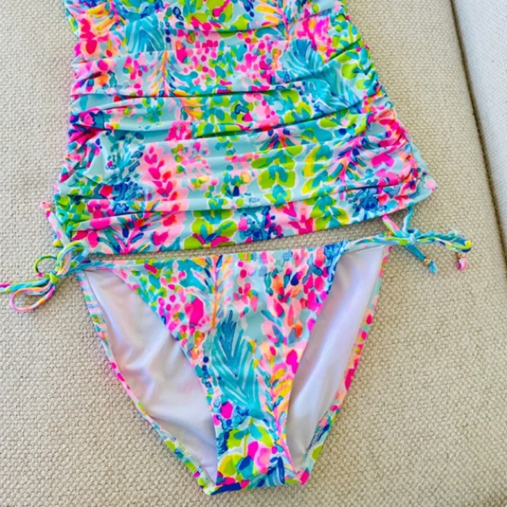 Lilly Pulitzer Catch the Wave Bikini Bottom Sz 8